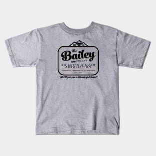 The Bailey Brothers It's A Wonderful Life Lts Kids T-Shirt